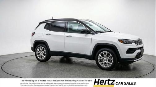 Bright White Clearcoat 2025 Jeep Compass Limited