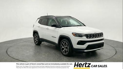 Bright White Clearcoat 2025 Jeep Compass Limited