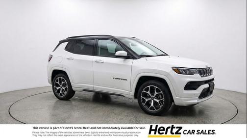 Bright White Clearcoat 2025 Jeep Compass Limited