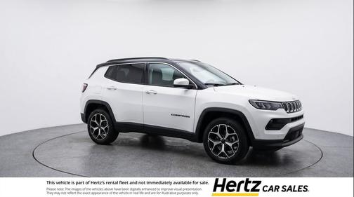 Bright White Clearcoat 2025 Jeep Compass Limited