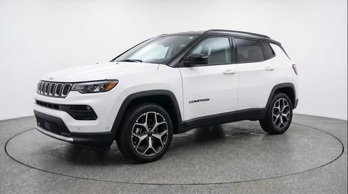 Bright White Clearcoat 2025 Jeep Compass Limited