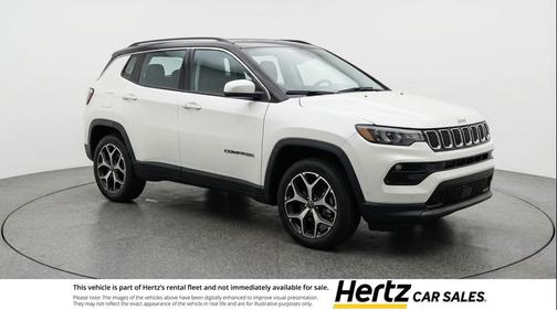Bright White Clearcoat 2025 Jeep Compass Limited