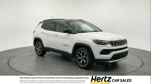 Bright White Clearcoat 2025 Jeep Compass Limited