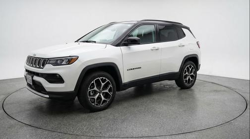 Bright White Clearcoat 2025 Jeep Compass Limited