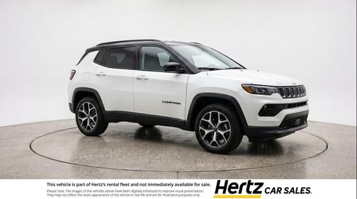 Bright White Clearcoat 2025 Jeep Compass Limited