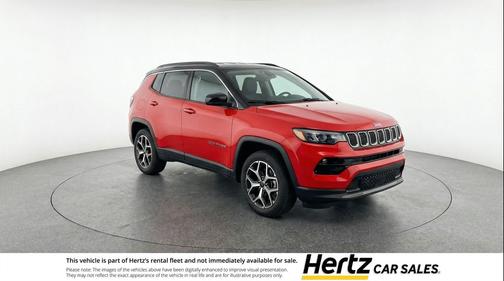 Red Hot Pearlcoat 2025 Jeep Compass Limited