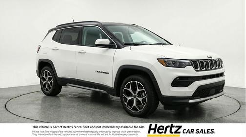 Bright White Clearcoat 2025 Jeep Compass Limited