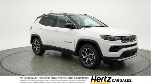 Bright White Clearcoat 2025 Jeep Compass Limited