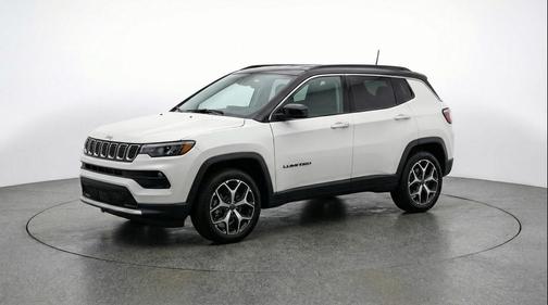 Bright White Clearcoat 2025 Jeep Compass Limited