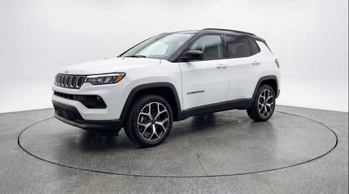 Bright White Clearcoat 2025 Jeep Compass Limited