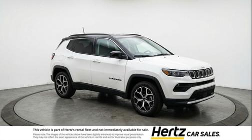 Bright White Clearcoat 2025 Jeep Compass Limited
