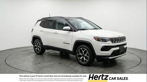 Bright White Clearcoat 2025 Jeep Compass Limited