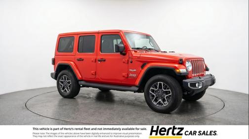 Firecracker Red Clearcoat 2025 Jeep Wrangler 4-Door Sahara 4x4