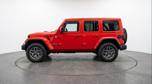 Firecracker Red Clearcoat 2025 Jeep Wrangler 4-Door Sahara 4x4