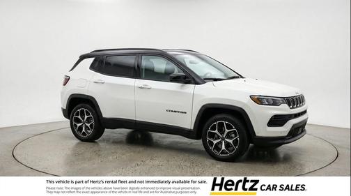 Bright White Clearcoat 2025 Jeep Compass Limited