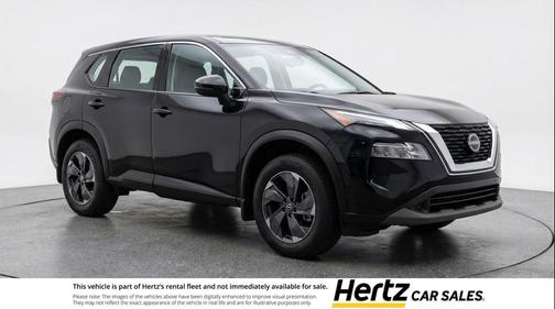 Super Black 2025 Nissan Rogue SV