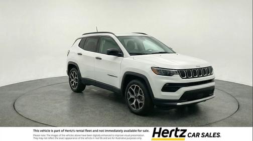Bright White Clearcoat 2025 Jeep Compass Latitude