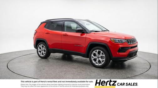 Red Hot Pearlcoat 2025 Jeep Compass Latitude
