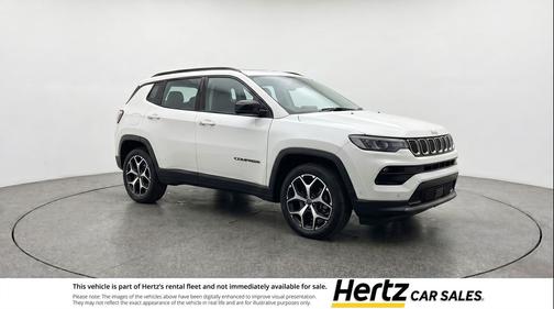 Bright White Clearcoat 2025 Jeep Compass Limited