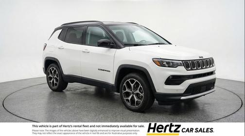 Bright White Clearcoat 2025 Jeep Compass Limited