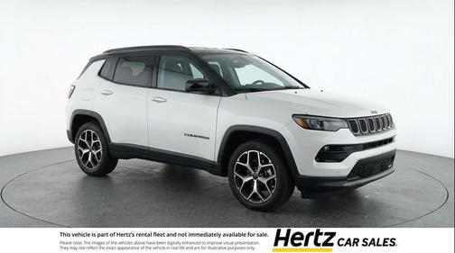 Bright White Clearcoat 2025 Jeep Compass Limited