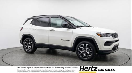 Bright White Clearcoat 2025 Jeep Compass Limited