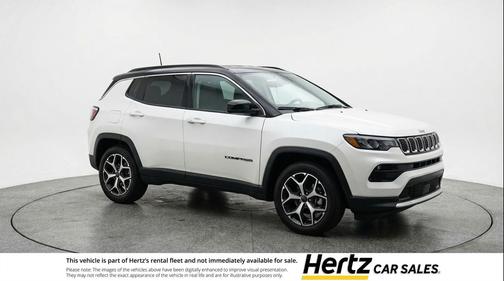 Bright White Clearcoat 2025 Jeep Compass Limited