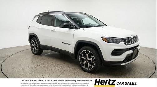 Bright White Clearcoat 2025 Jeep Compass Limited