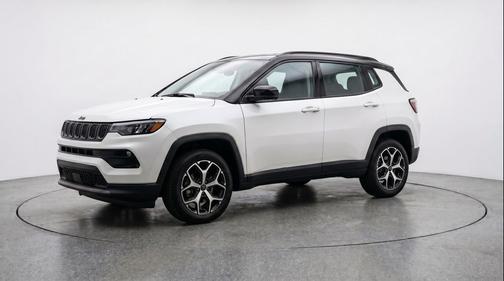 Bright White Clearcoat 2025 Jeep Compass Limited