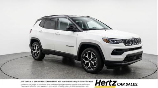 Bright White Clearcoat 2025 Jeep Compass Limited