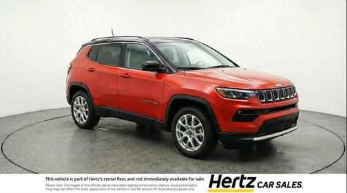 Red Hot Pearlcoat 2025 Jeep Compass Limited