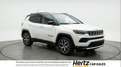 Bright White Clearcoat 2025 Jeep Compass Limited