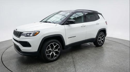 Bright White Clearcoat 2025 Jeep Compass Limited