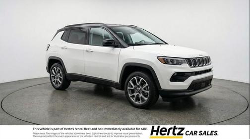 Bright White Clearcoat 2025 Jeep Compass Limited