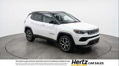 Bright White Clearcoat 2025 Jeep Compass Limited