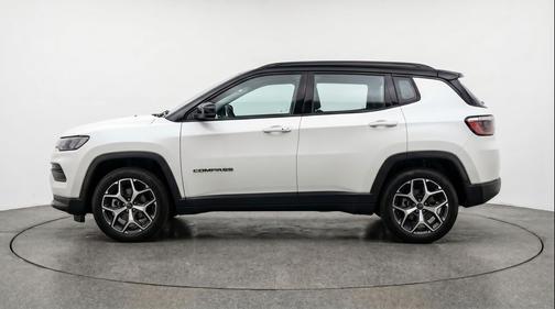 Bright White Clearcoat 2025 Jeep Compass Limited