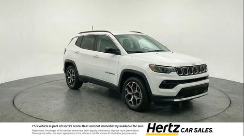 Bright White Clearcoat 2025 Jeep Compass Latitude
