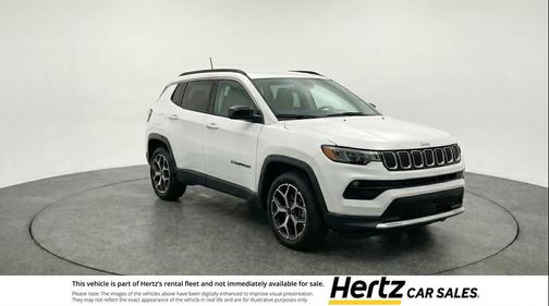 Bright White Clearcoat 2025 Jeep Compass Limited