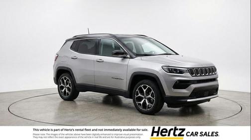 Silver Zynith Metallic Clearcoat 2025 Jeep Compass Limited