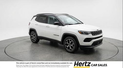 Bright White Clearcoat 2025 Jeep Compass Limited