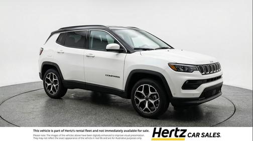 Bright White Clearcoat 2025 Jeep Compass Limited