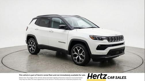 Bright White Clearcoat 2025 Jeep Compass Limited