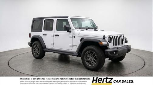 Bright White Clearcoat 2025 Jeep Wrangler Sport S