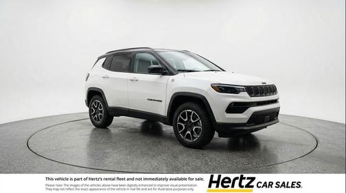 Bright White Clearcoat 2025 Jeep Compass Trailhawk