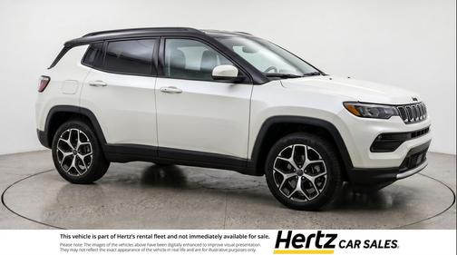 Bright White Clearcoat 2025 Jeep Compass Limited
