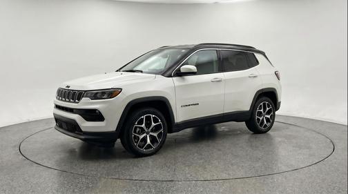 Bright White Clearcoat 2025 Jeep Compass Limited