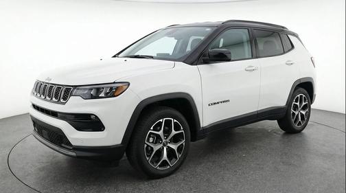 Bright White Clearcoat 2025 Jeep Compass Limited