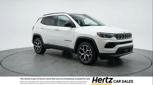 Bright White Clearcoat 2025 Jeep Compass Limited