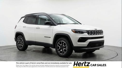 Bright White Clearcoat 2025 Jeep Compass Trailhawk