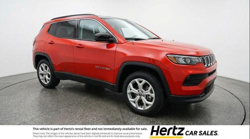 Red Hot Pearlcoat 2025 Jeep Compass Latitude